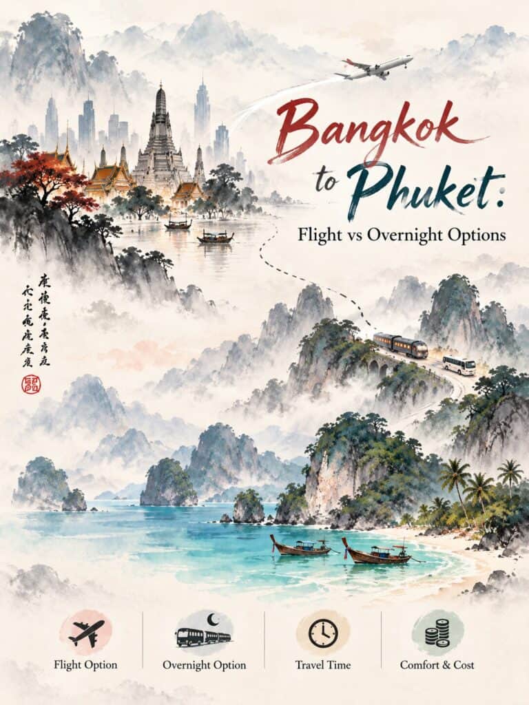 Bangkok to Phuket: Flight vs Overnight Options