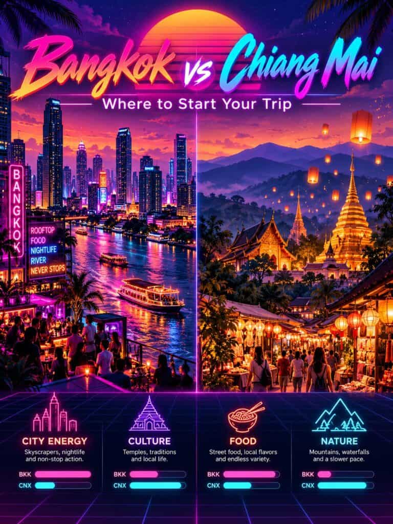 Bangkok vs Chiang Mai: Where to Start Your Trip