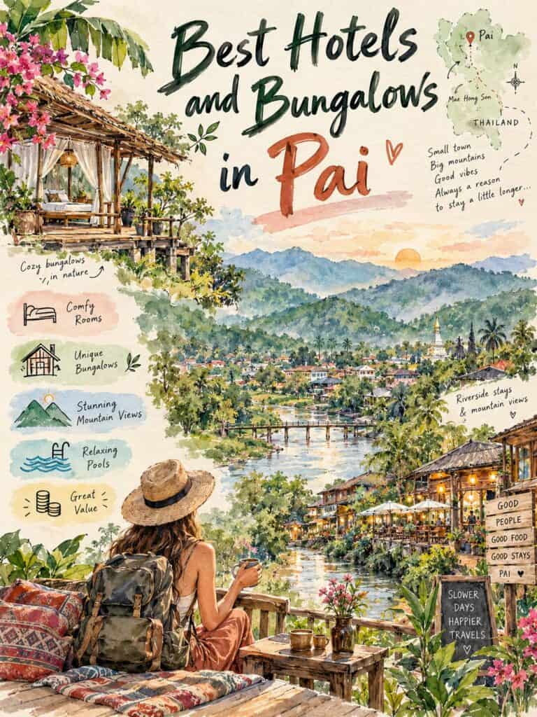 Best Hotels and Bungalows in Pai