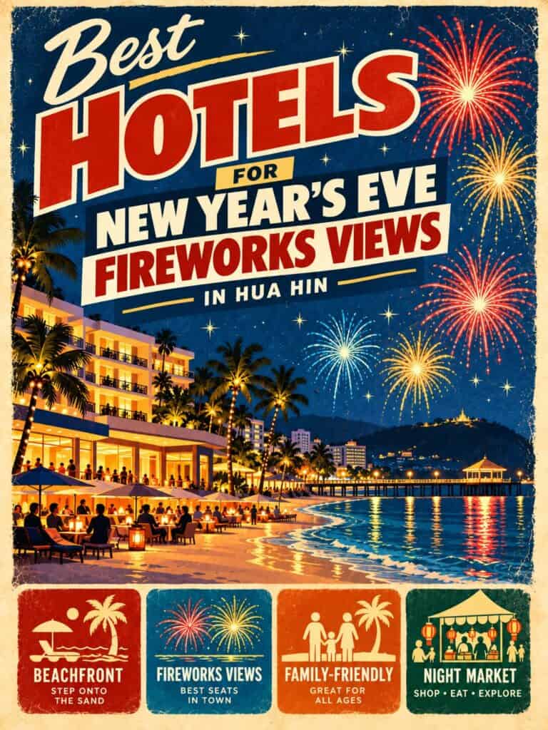 Best Hotels for New Year’s Eve Fireworks Views in Hua Hin