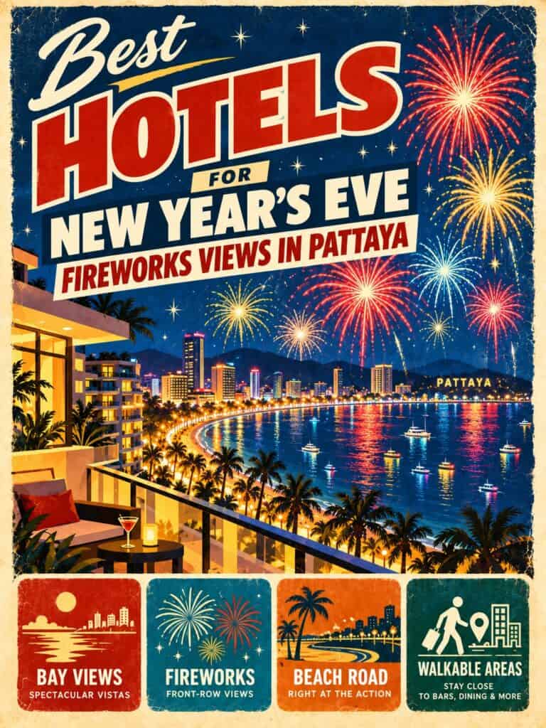 Best Hotels for New Year’s Eve Fireworks Views in Pattaya