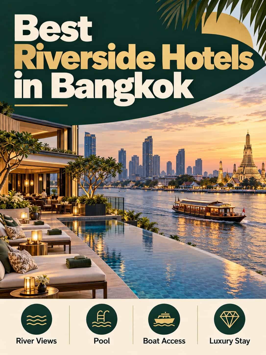 Best riverside hotels in Bangkok along the Chao Phraya River