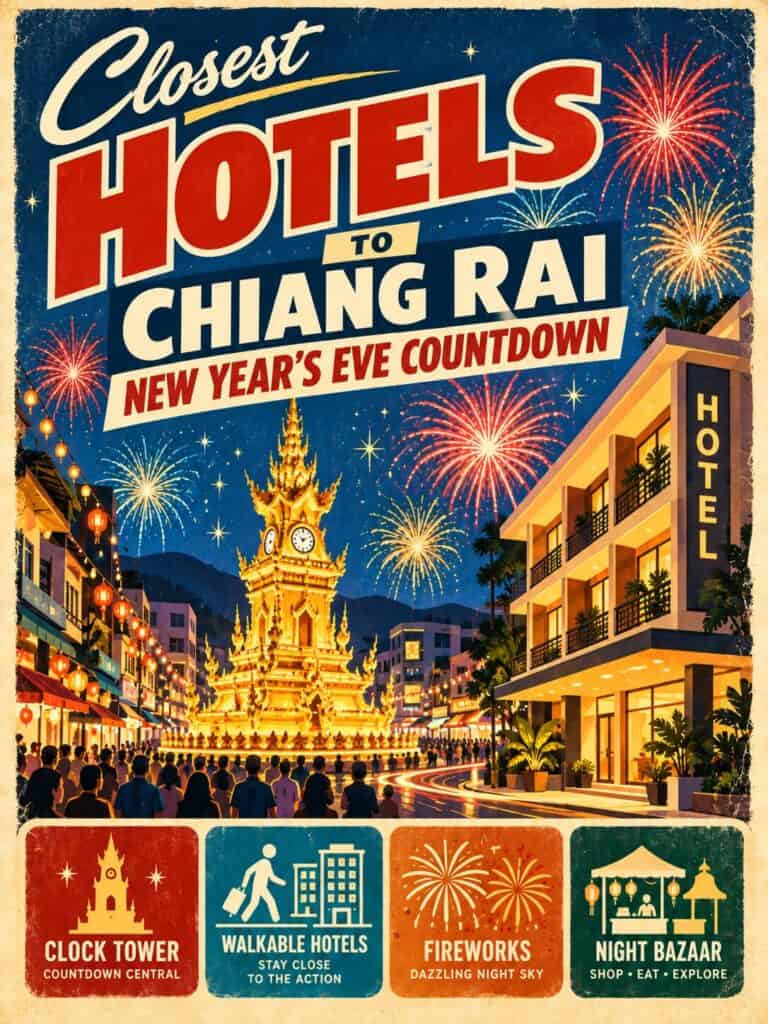Closest Hotels to Chiang Rai’s New Year’s Eve Countdown