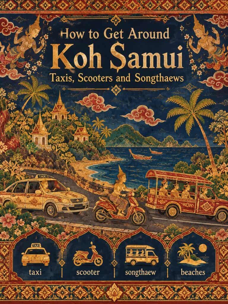 How to Get Around Koh Samui: Taxis, Scooters and Songthaews