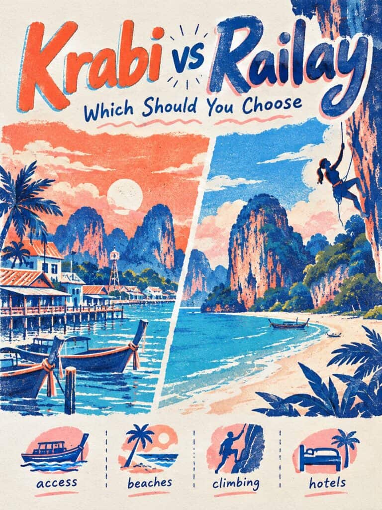 Krabi vs Railay: Which Should You Choose