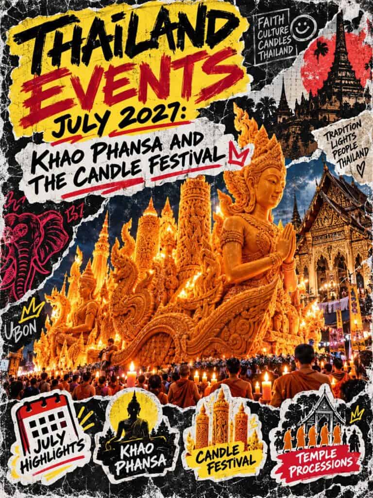 Thailand Events July 2027: Khao Phansa and the Candle Festival