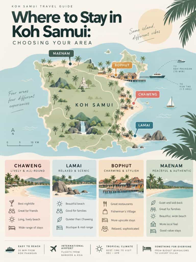 Where to Stay in Koh Samui: Choosing Your Area