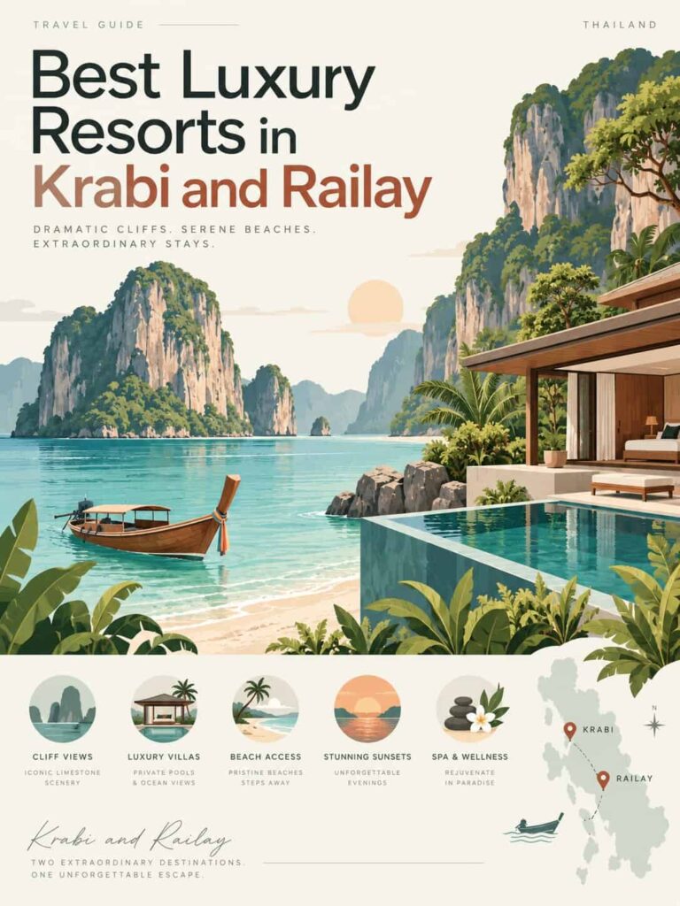 Les meilleurs resorts de luxe à Krabi et Railay